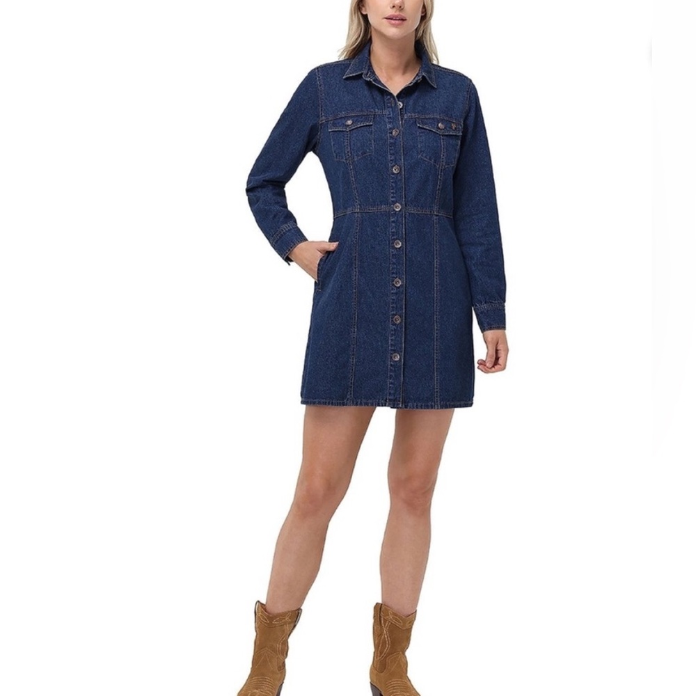 NWOT Frye Denim Dress - Size Large